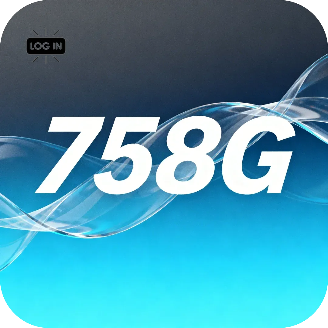 Login seguro na 758g